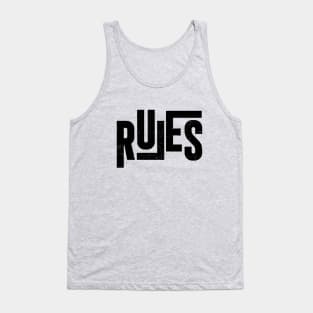 Rules // Old school Hiphop Tank Top